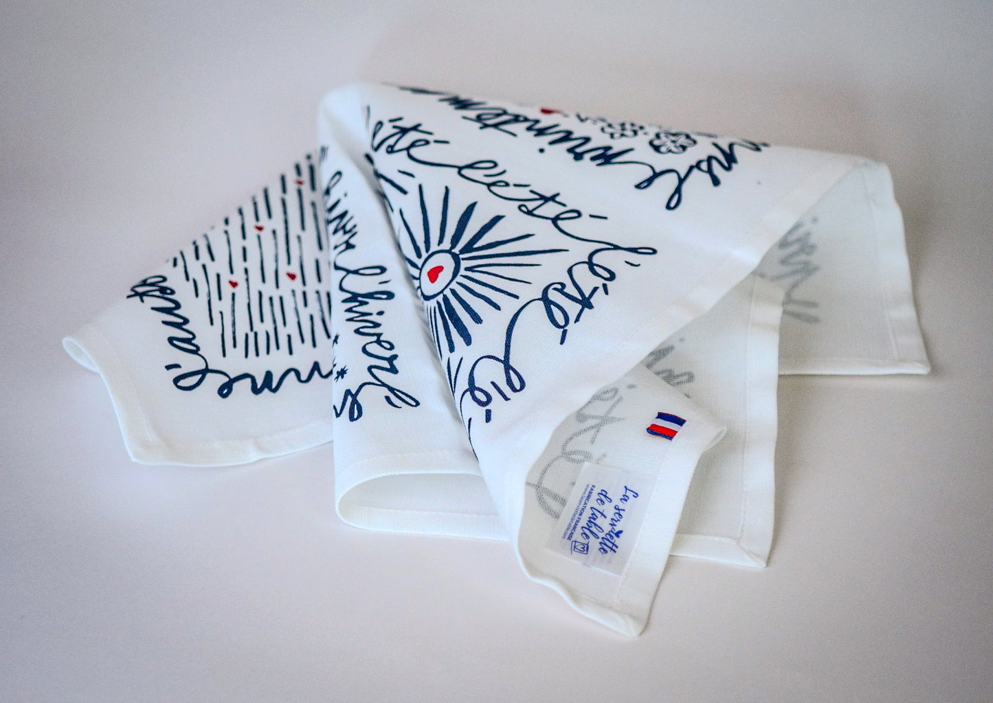 Le coffret de 2 serviettes « Les 4 saisons »