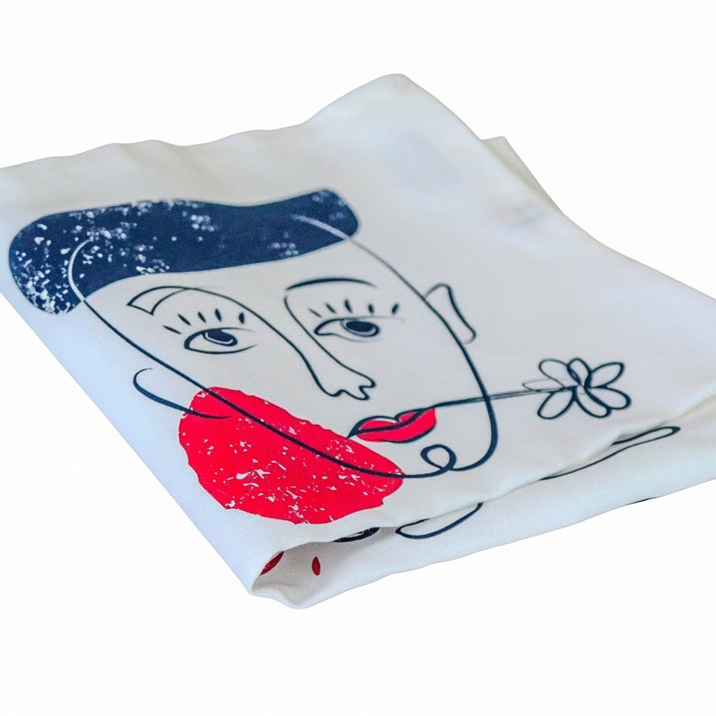 Coffret de 4 serviettes de table - La Serviette de Table - Linge de table - "Les âmes sœurs"