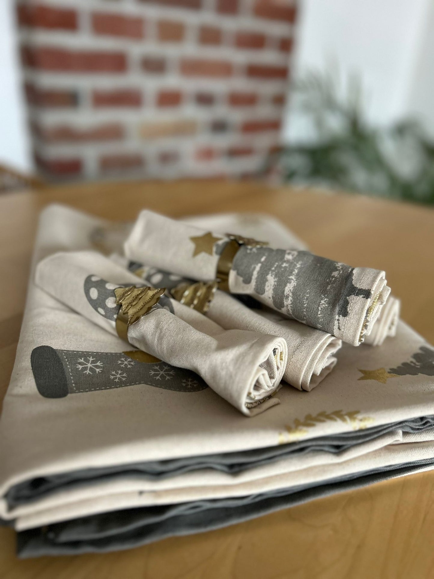 Nappe de Noël "Sapin" - Linge de table