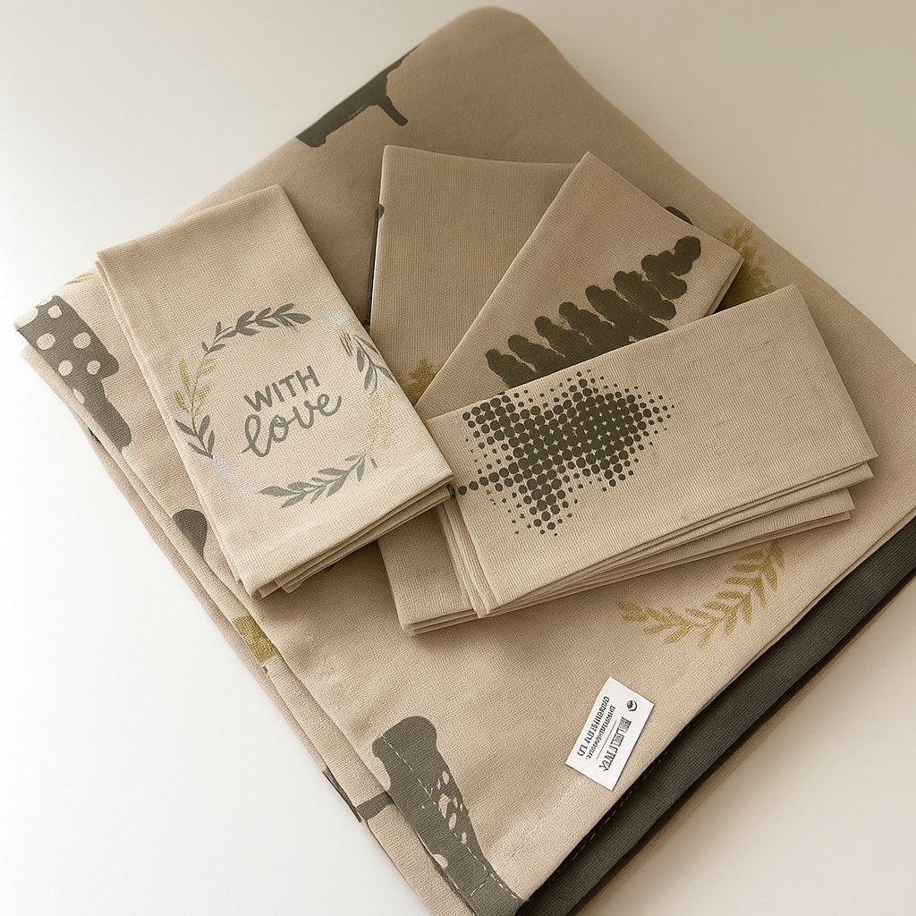 Nappe de Noël "Sapin" - rectangulaire 150 x 200 cm