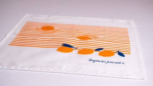 The "squeezed lemon" yellow towel