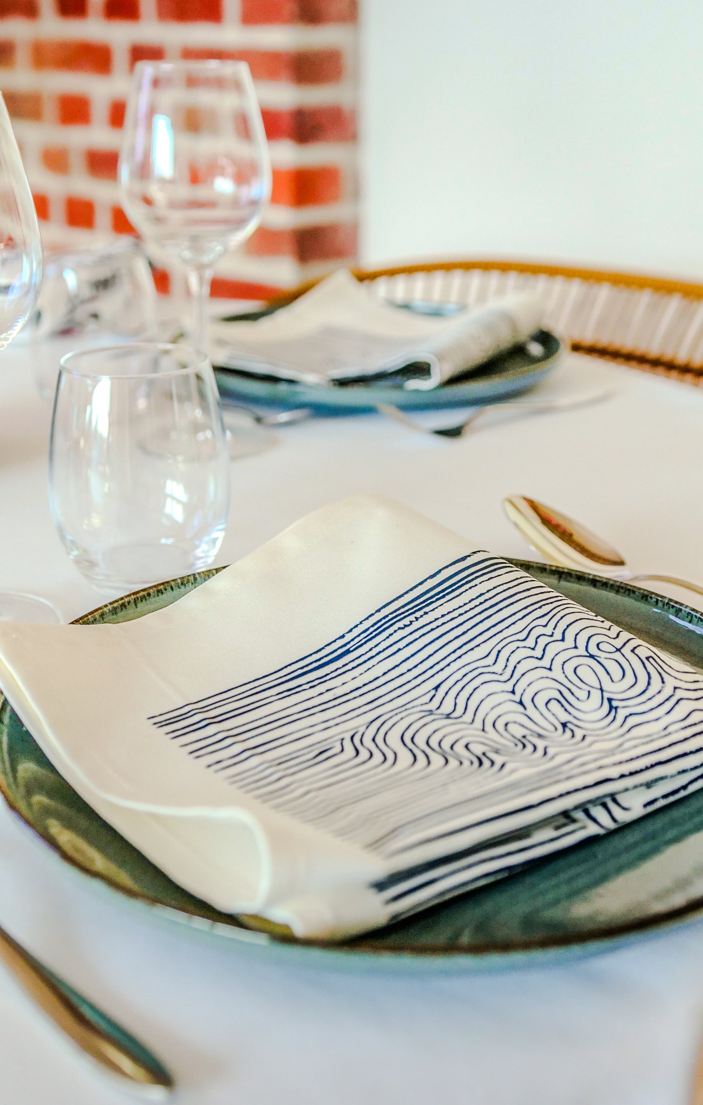 The 4 "Love at the Beach" napkins