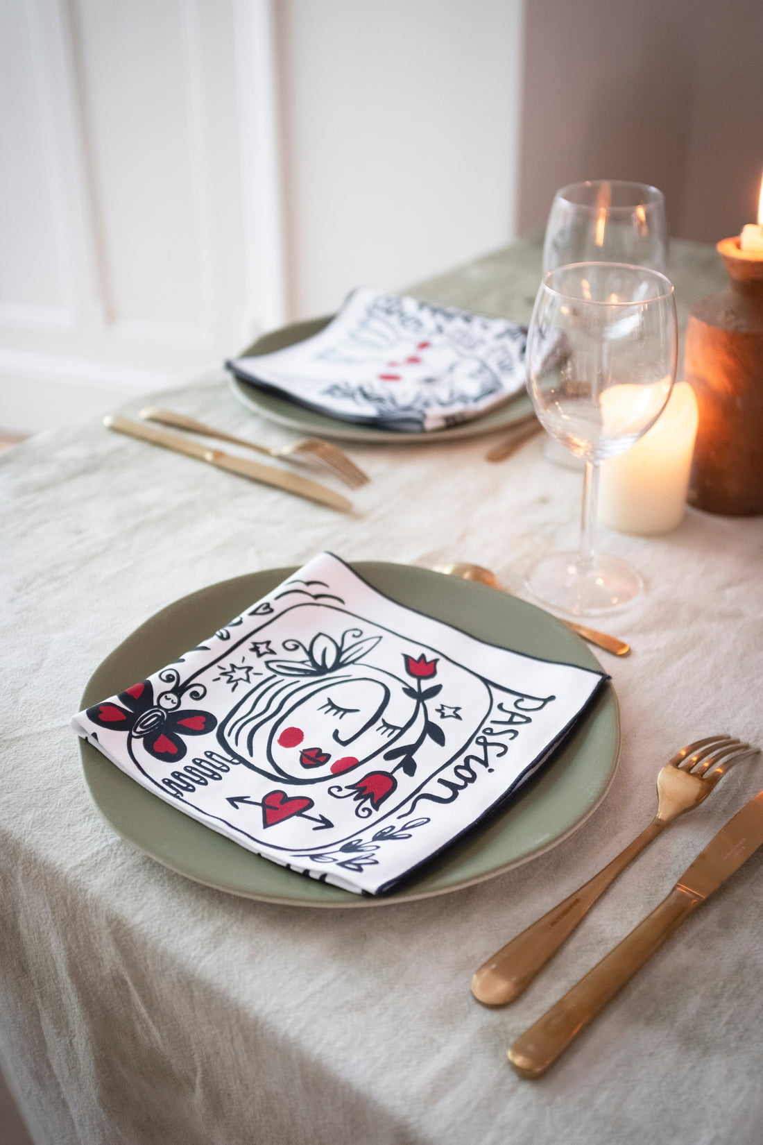 Offre mariage : La Serviette de Table personnalisée