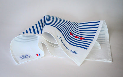 Le coffret de 2 serviettes "Amour en mer"
