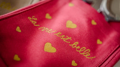 La serviette de table "La vie est belle"