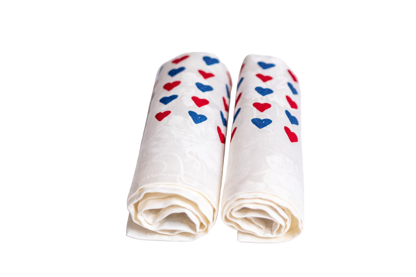 Coffret de 2 serviettes de table - La Serviette de Table - Linge de table - "La vie est belle"