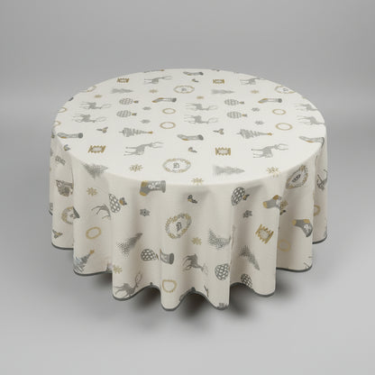 Nappe de Noël « sapin » carrée de 150 x 150 cm
