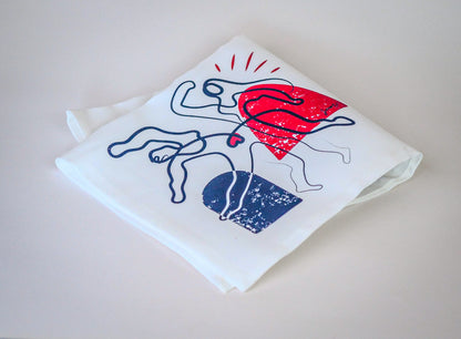 La serviette de table "Les âmes sœurs"