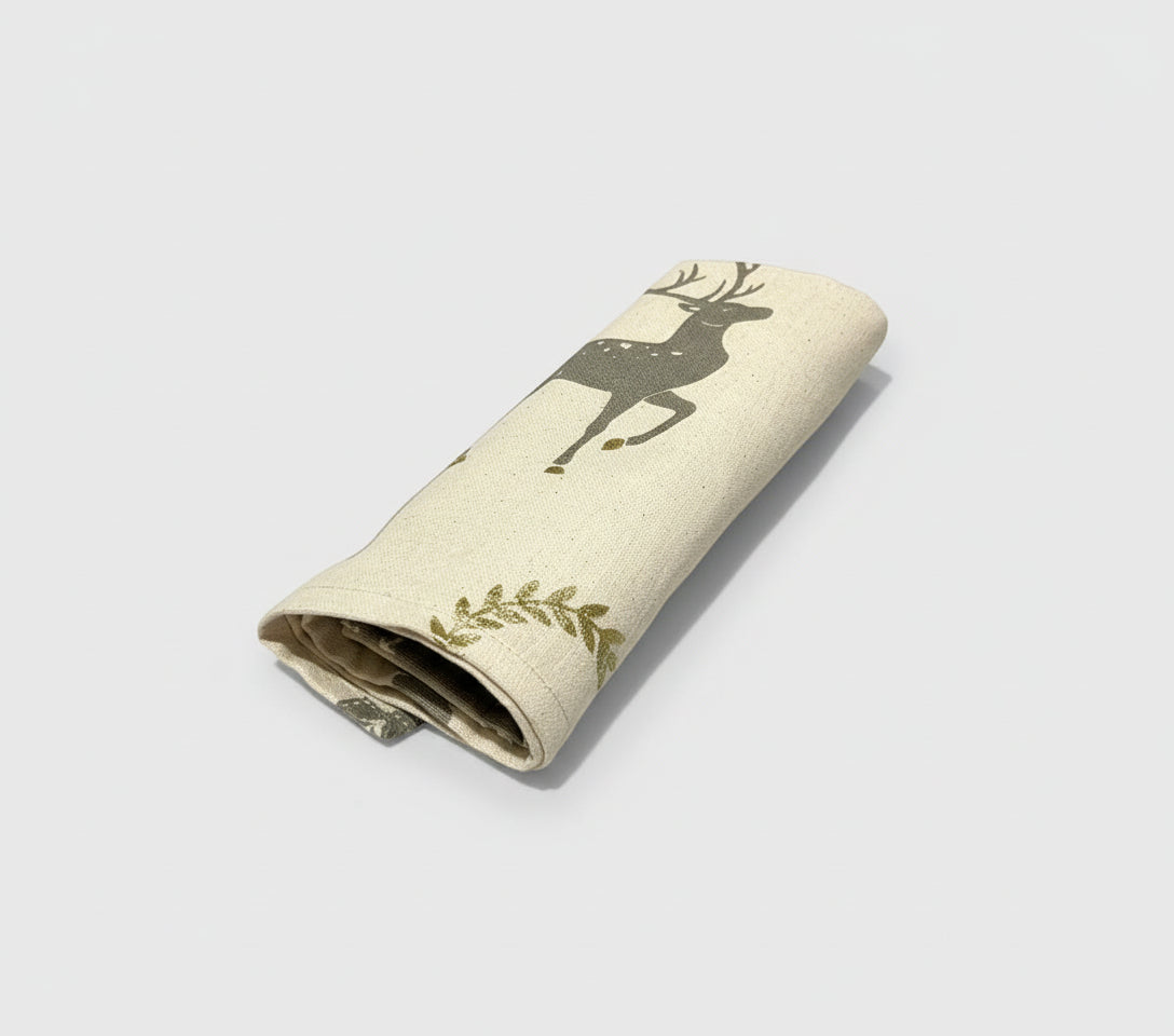 Nappe de Noël « sapin » carrée de 150 x 150 cm