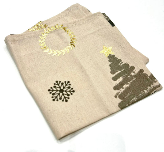 La serviette de table de Noël "Sapin"