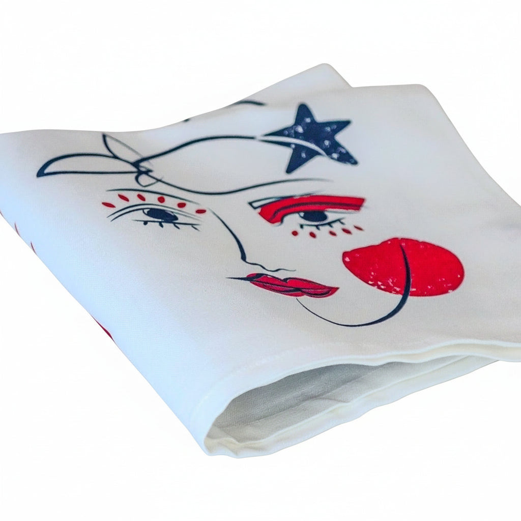 Serviette de table âmes soeurs