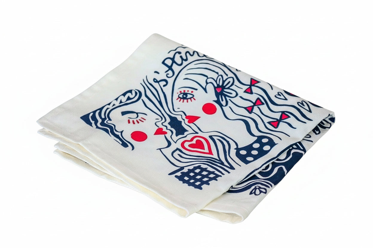 serviettes de table Les Eternels Amoureux