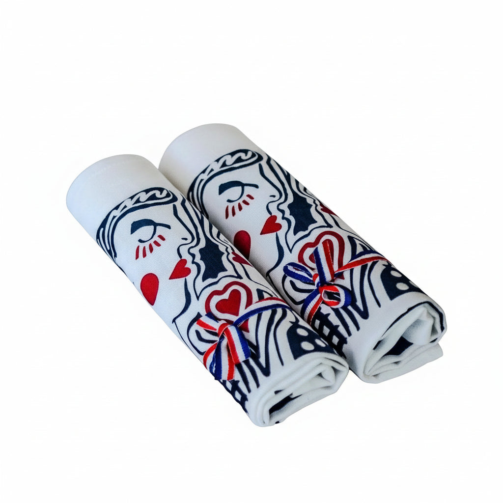 Serviettes de table Les Eternels Amoureux