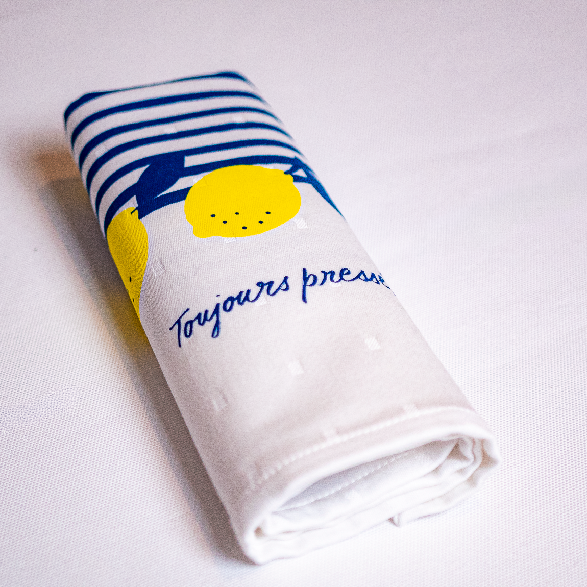 The "squeezed lemon" yellow towel