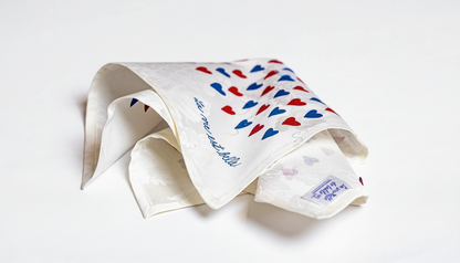 La serviette de table - Linge de table - "La vie est belle"