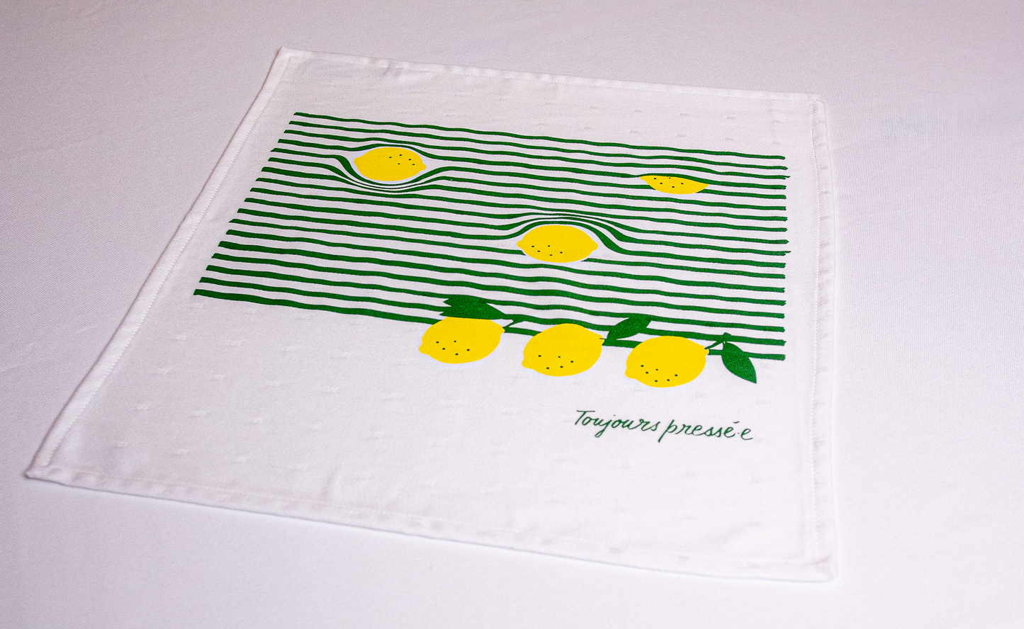 The "squeezed lemon" yellow towel