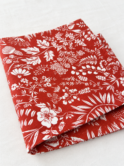 Serviette "Terracotta" – Recycelte Tischdecke | Die Serviette